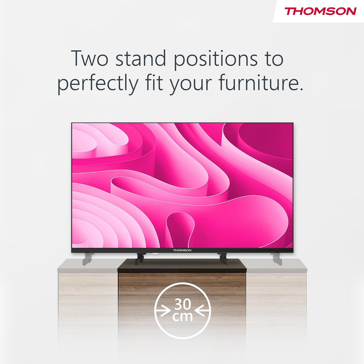 THOMSON 24 pulgadas (60 cm) LED HD 12V Smart TV Android para camping, Google Assistant, Wi-Fi, Dolby Digital, Bluetooth, triple sintonizador (cable, satélite, antena), HDMI, CI, panel A - 24HA2S13C