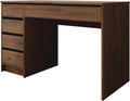 Escritorio Ada de Mirjan24, 5 cajones, escritorio para estudiantes, mesa de ordenador, escritorio infantil, mesa de trabajo, mesa para PC, habitación juvenil, habitación infantil (Nuez Okapi)