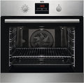 Horno empotrable AEG – Serie 5 Aire caliente circular: resultados de cocción uniformes en 3 niveles – Autolimpieza por pirólisis – 25 programas automáticos – Pantalla táctil LED – Calentamiento rápido – Negro – BPE53516AB