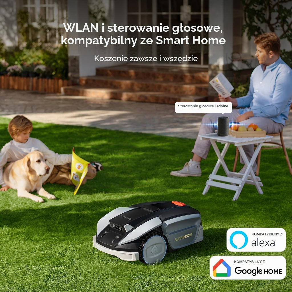 Sunseeker S5 AWD robot koszący bez kabla ograniczającego, 1600 m², kosiarka