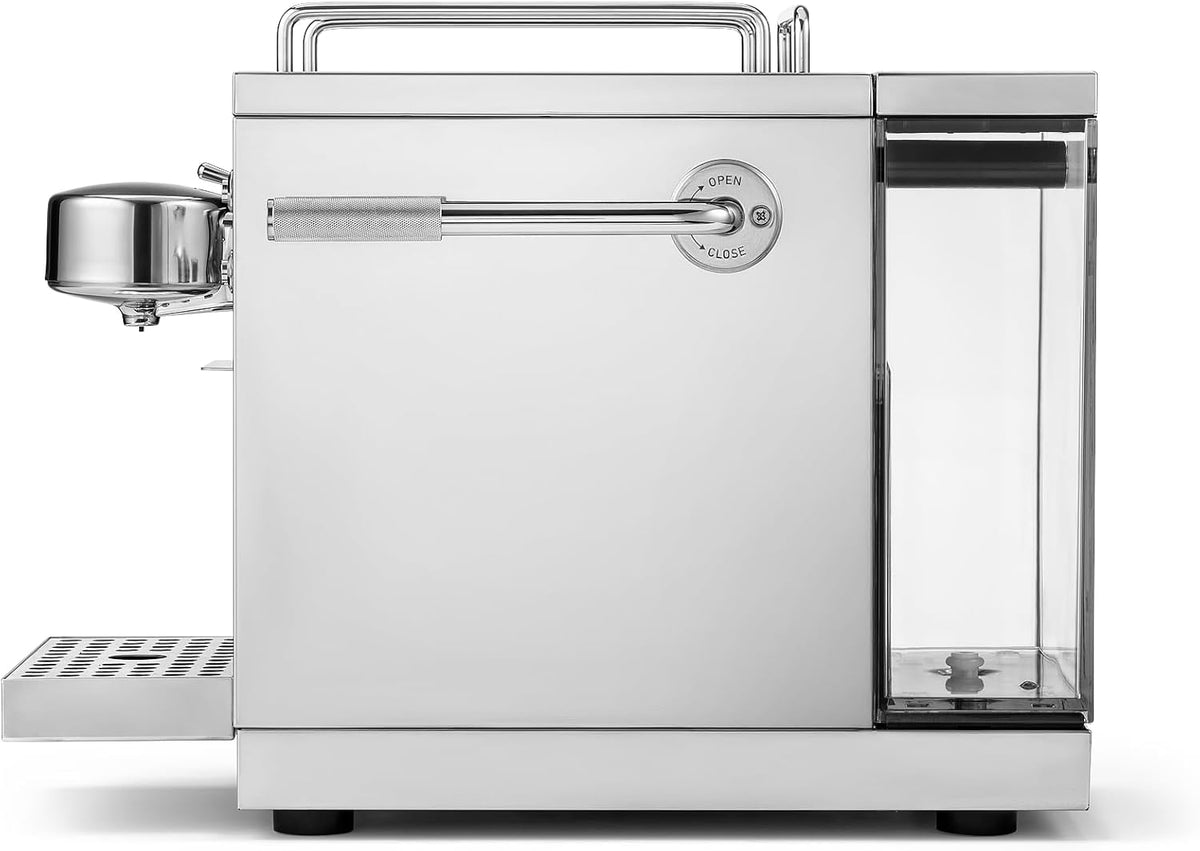 La Original 2, cafetera de cápsulas compatible con Nespresso®, máquina de espresso de acero inoxidable, diseño escandinavo, cafetera duradera y reparable