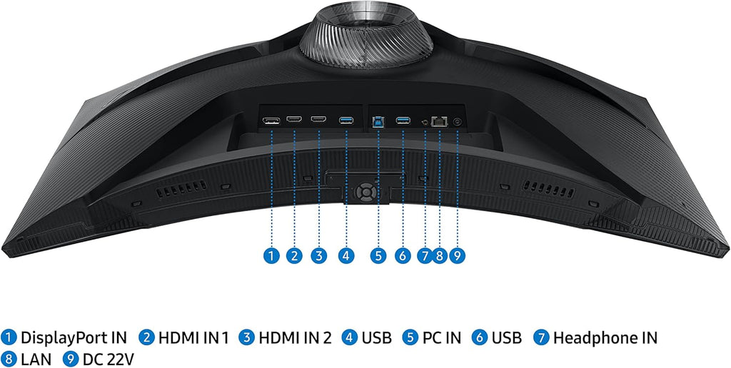 Monitor Samsung Odyssey G6 27'' 240Hz, 1ms, Panel VA, Resolución 2560 x 1440, 2500:1, 350 cd/m², AMD FreeSync Premium Pro, CoreSync, Gaming Hub, Base Ajustable, HDMI, DisplayPort