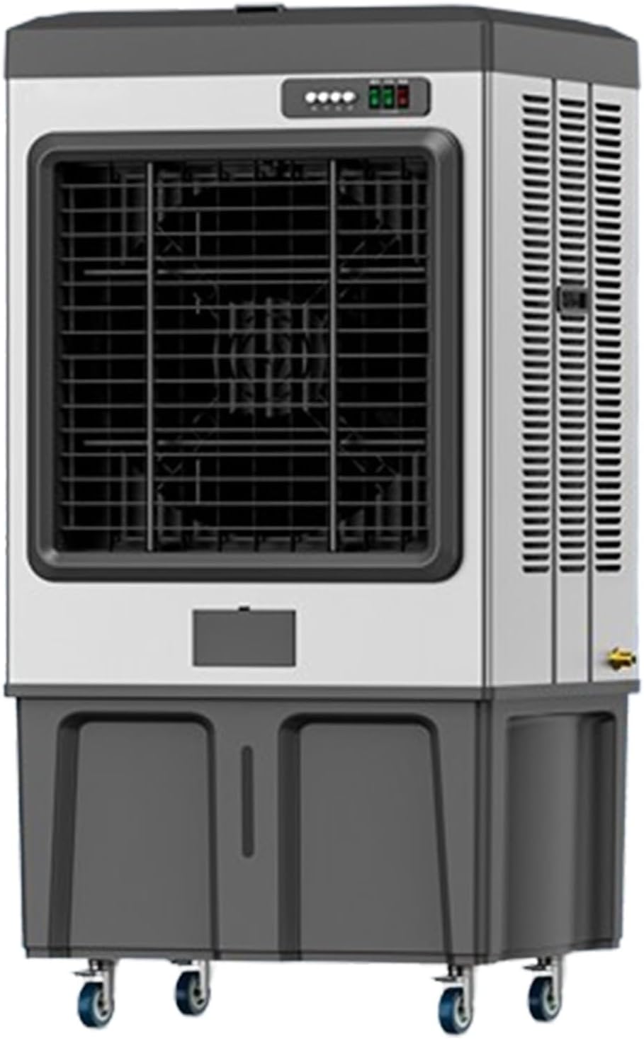 Enfriador evaporativo personal, aire acondicionado portátil real con depósito de 180 litros y 3 velocidades, climatizador evaporativo para habitaciones, oficinas y espacios exteriores (75 * 47 * 150 cm)