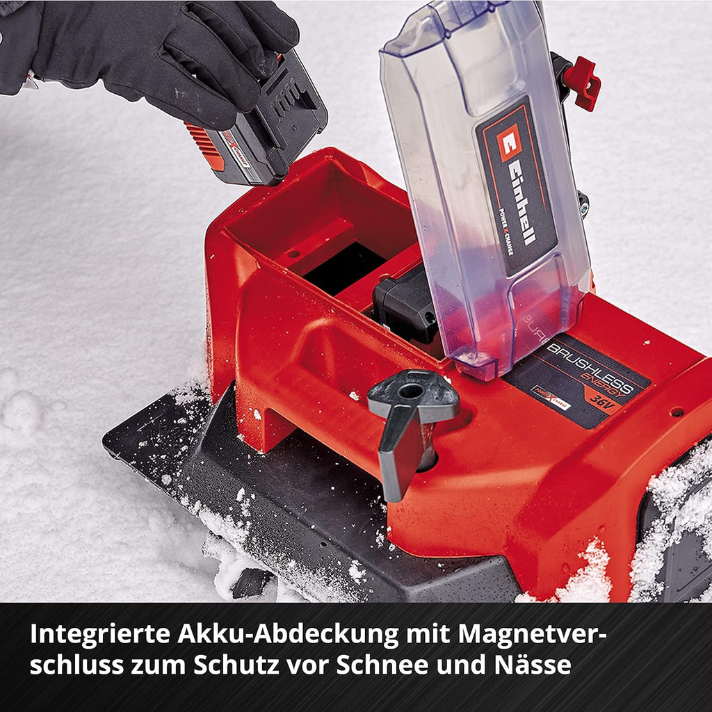 Quitanieves a batería Einhell GE-ST 36/40 Li E Power X-Change (iones de litio, 36 V, ancho de trabajo 40 cm, altura máx. de nieve 20 cm, incl. batería y cargador)