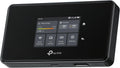 Router Wi-Fi móvil 5G LTE TP-Link M8550 – Hasta 3,4 Gbps, Wi-Fi 6E tribanda, ranura para tarjeta Nano-SIM, WAN/LAN Gigabit, batería de 4680 mAh, pantalla táctil, WireGuard, hasta 32 dispositivos