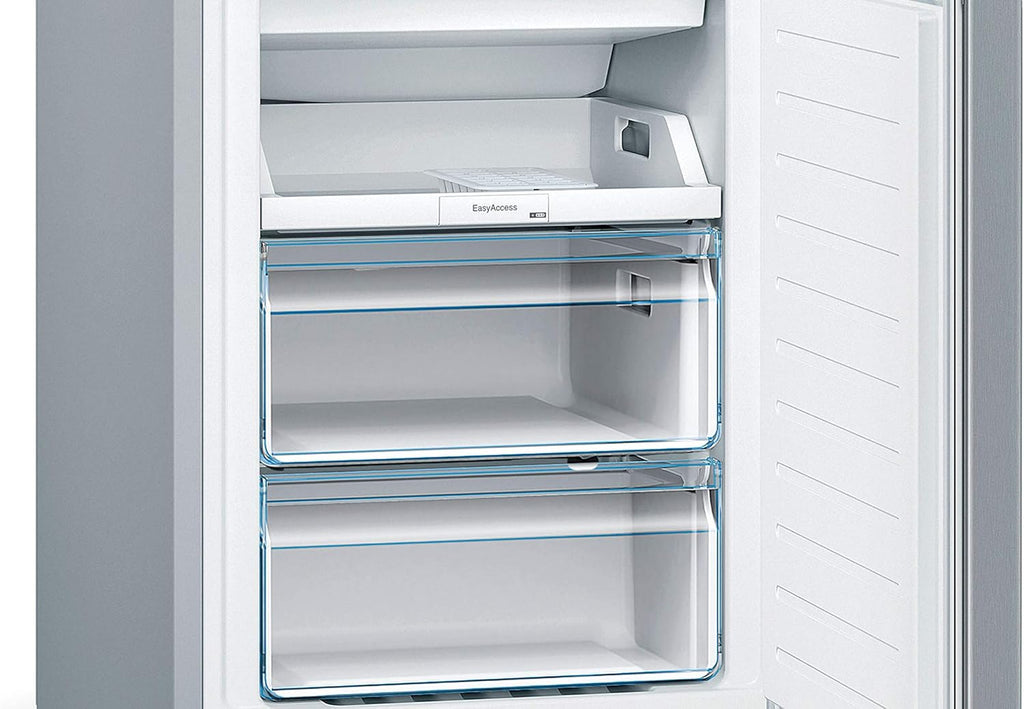 Bosch KGN36NLEA Serie 2, Frigorífico combinado de libre instalación - 305L - An 60cm x Al 186cm - Acero inoxidable plata