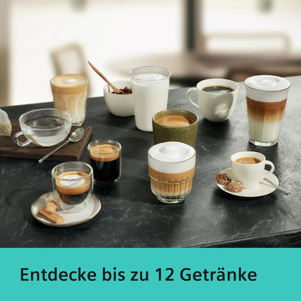Cafetera superautomática EQ6 plus s700 TE657503DE con sistema de leche, 12 bebidas, pantalla táctil, molinillo de cerámica, 1,7 l