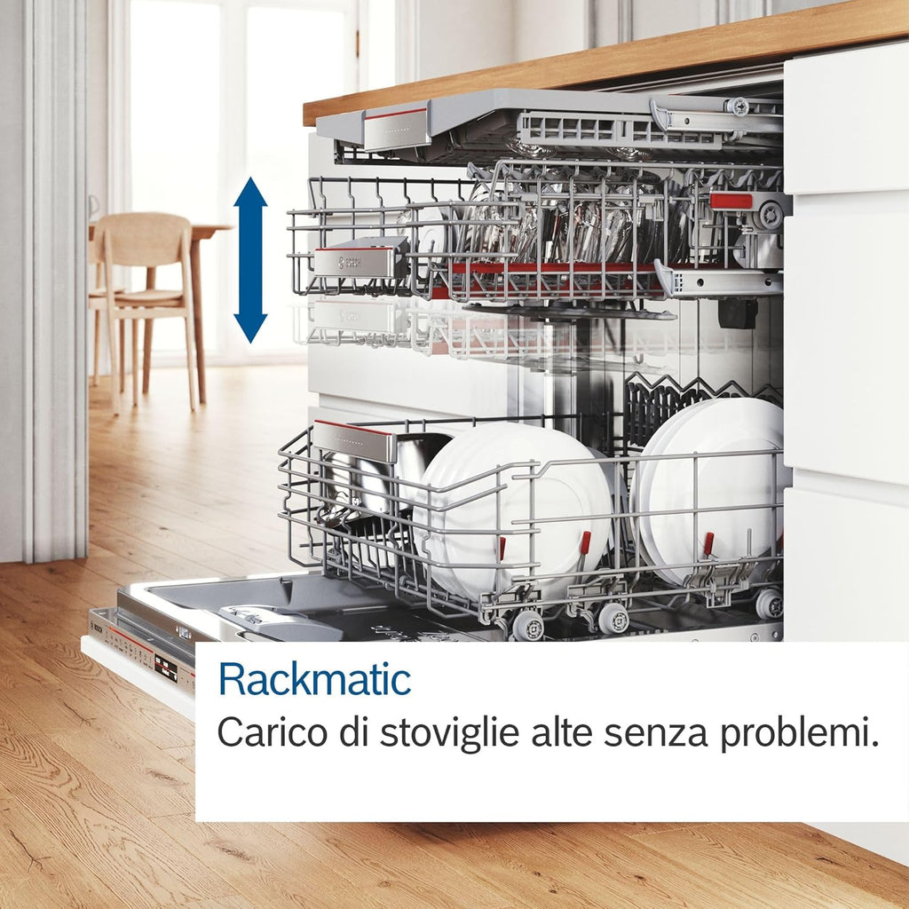 Bosch Serie 4, Lavavajillas totalmente integrable, 60 cm, SMV4ECX21E