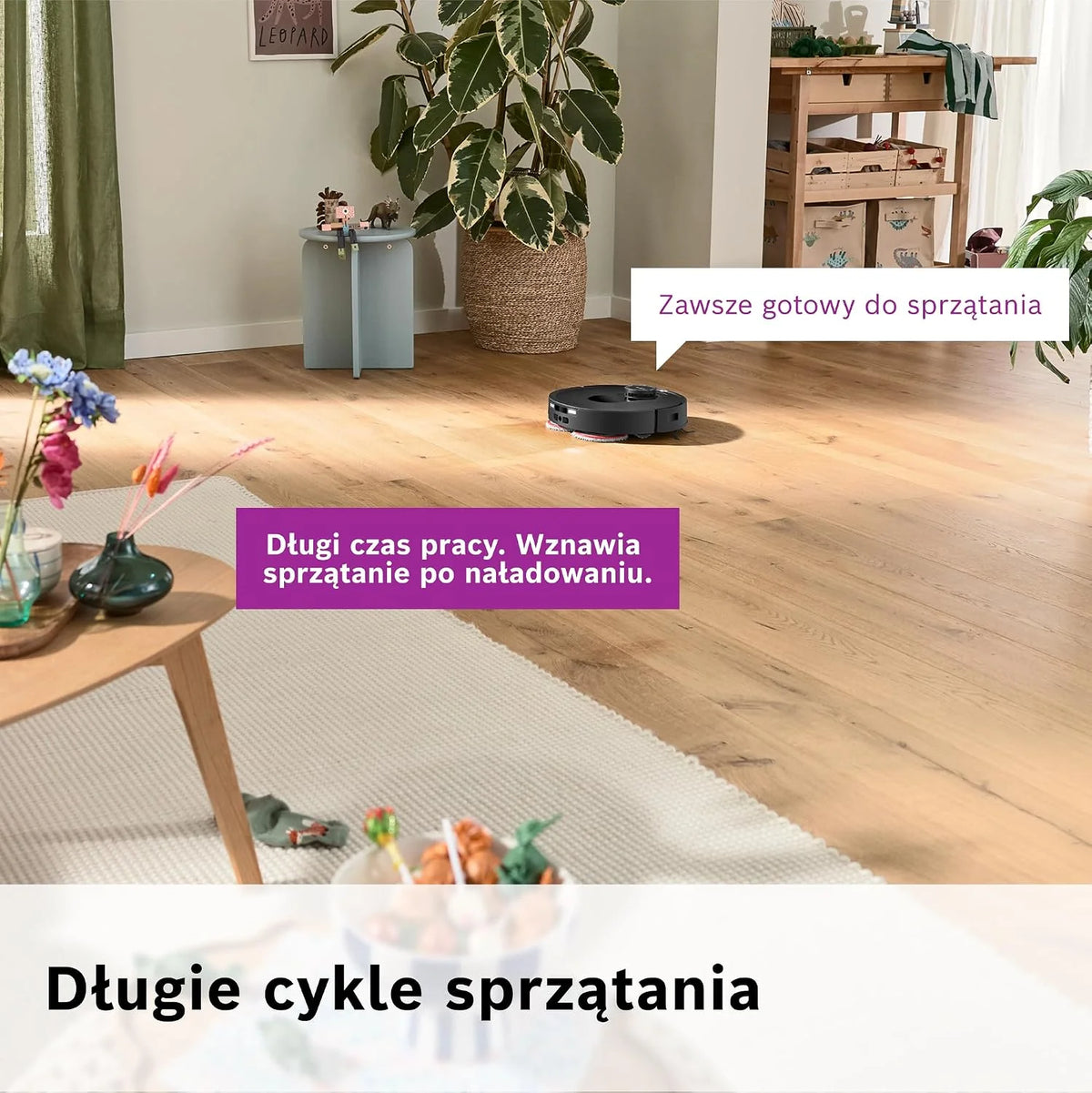Bosch Spotless Max Robot sprzątający, BCRDW3B, czarny