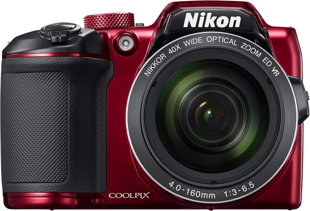 Cámara Nikon COOLPIX B500 Roja (Reacondicionada)