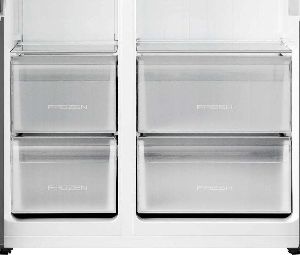 Gorenje NRS917E41BX lodówko-zamrażarka/wolnostojąca / 544L/39dB/ EEK: E/NoFrost Plus/EcoModus/Multiflow 360°/ CrispZone/FastFreeze/(szer. x wys. x gł.): 91,1 × 178,6 × 61,5 cm/czarna