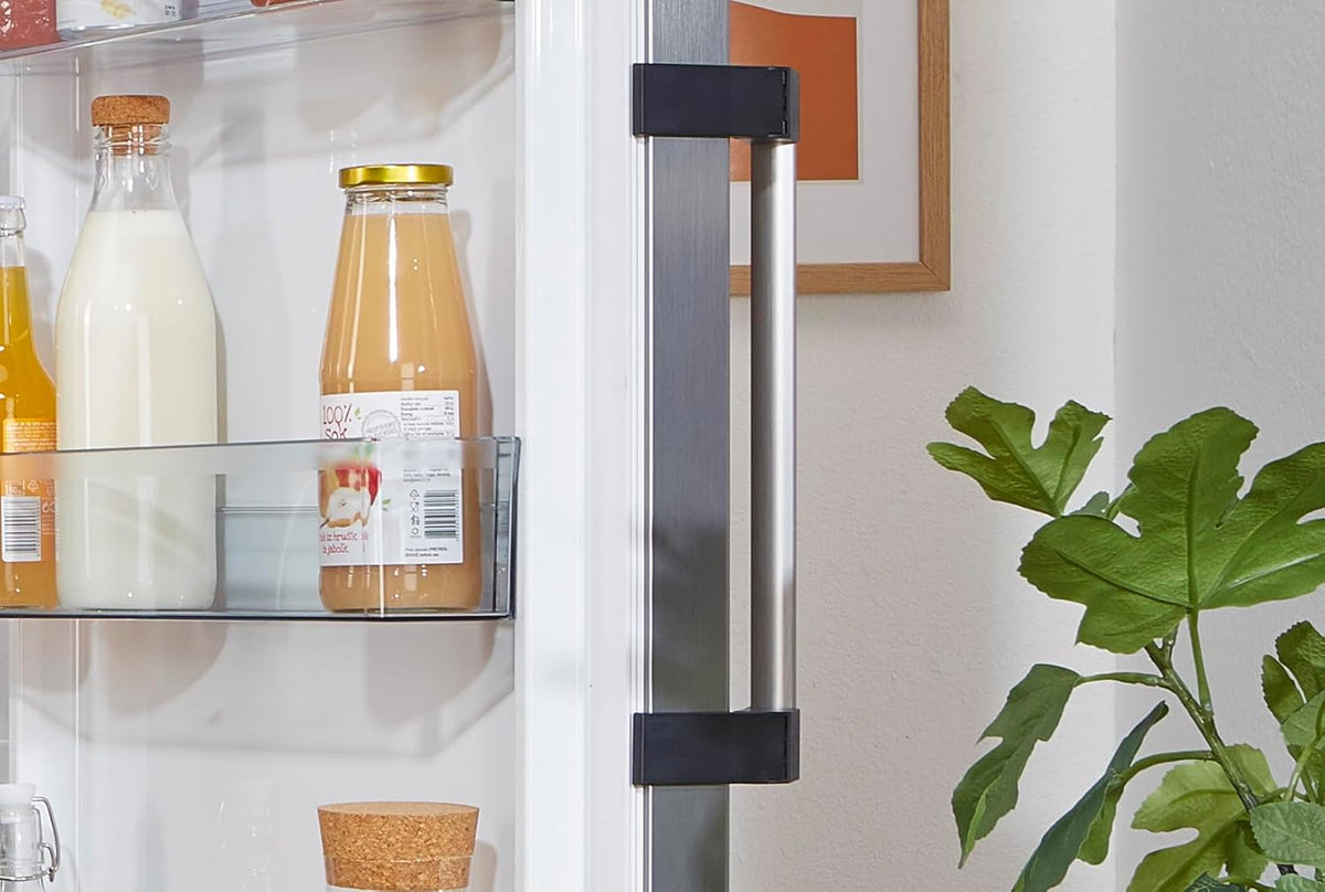Frigorífico Gorenje R 619 DAXL6/AdaptTech/FreshZone/Función de enfriamiento rápido/Sistema de refrigeración por circulación de aire/Pantalla LED / 398l / 185cm / Clase energética D/Acero inoxidable