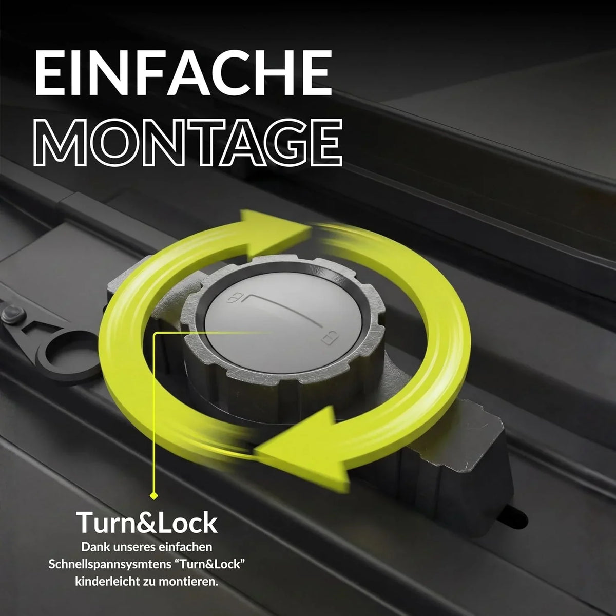 Cofre de techo portaequipajes 320L Premium rígido con sistema de fijación rápida Fast Clamp, 75kg, apertura bilateral y cerradura
