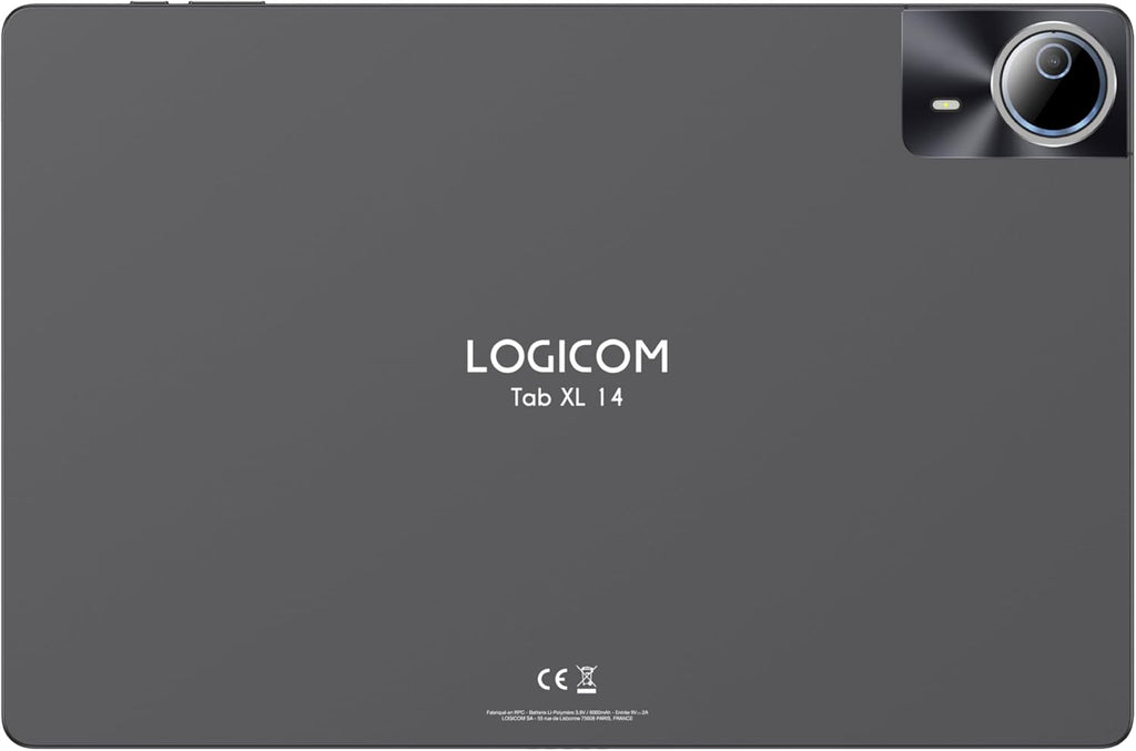 Logicom - Tab XXL 14 - Tableta 14" Android 15 - Octa-Core 1.6 GHz - 128 GB