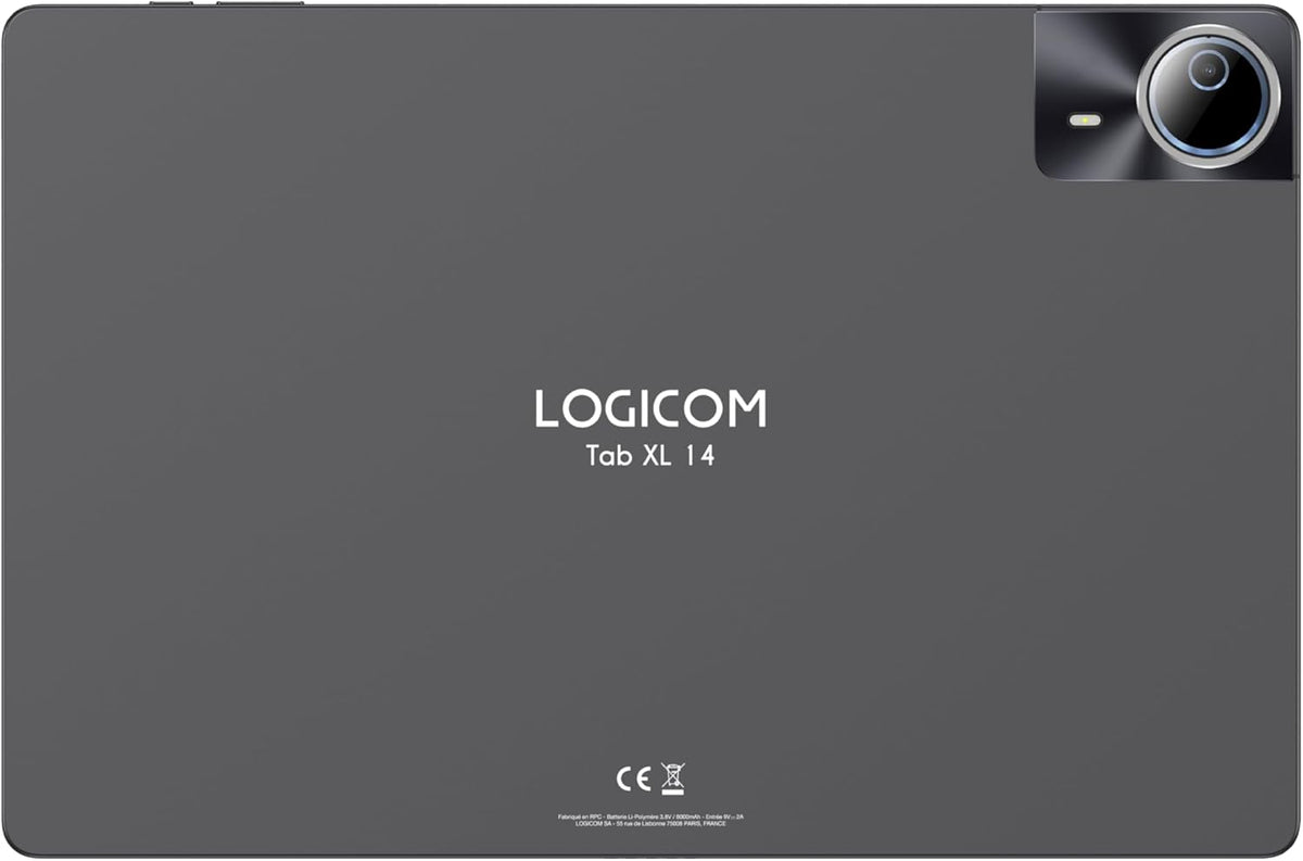 Logicom - Tab XXL 14 - Tableta 14" Android 15 - Octa-Core 1.6 GHz - 128 GB
