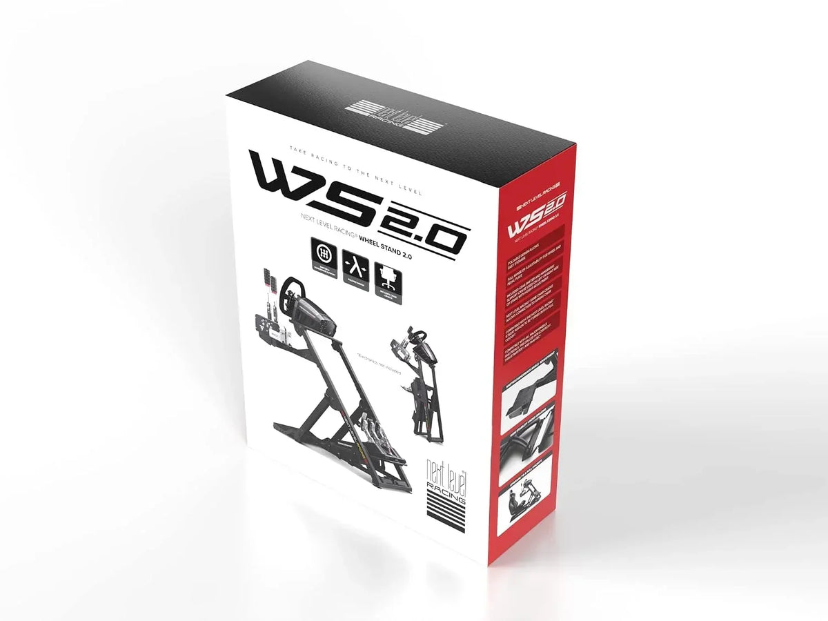 Soporte para volante de carreras Wheel Stand 2.0 compatible con volantes y pedales, diseño plegable para simulación de carreras