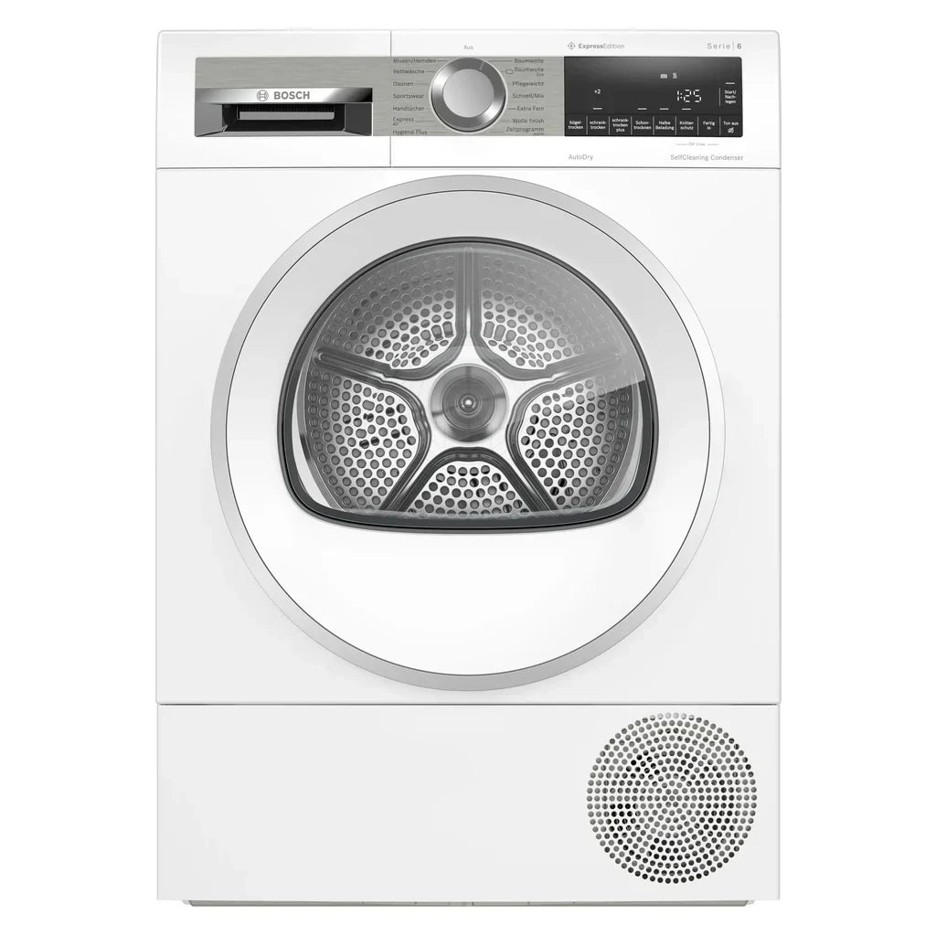 Secadora con bomba de calor Bosch Serie 6 WQG235DH0 de 8 kg, blanca, A+++, 2026