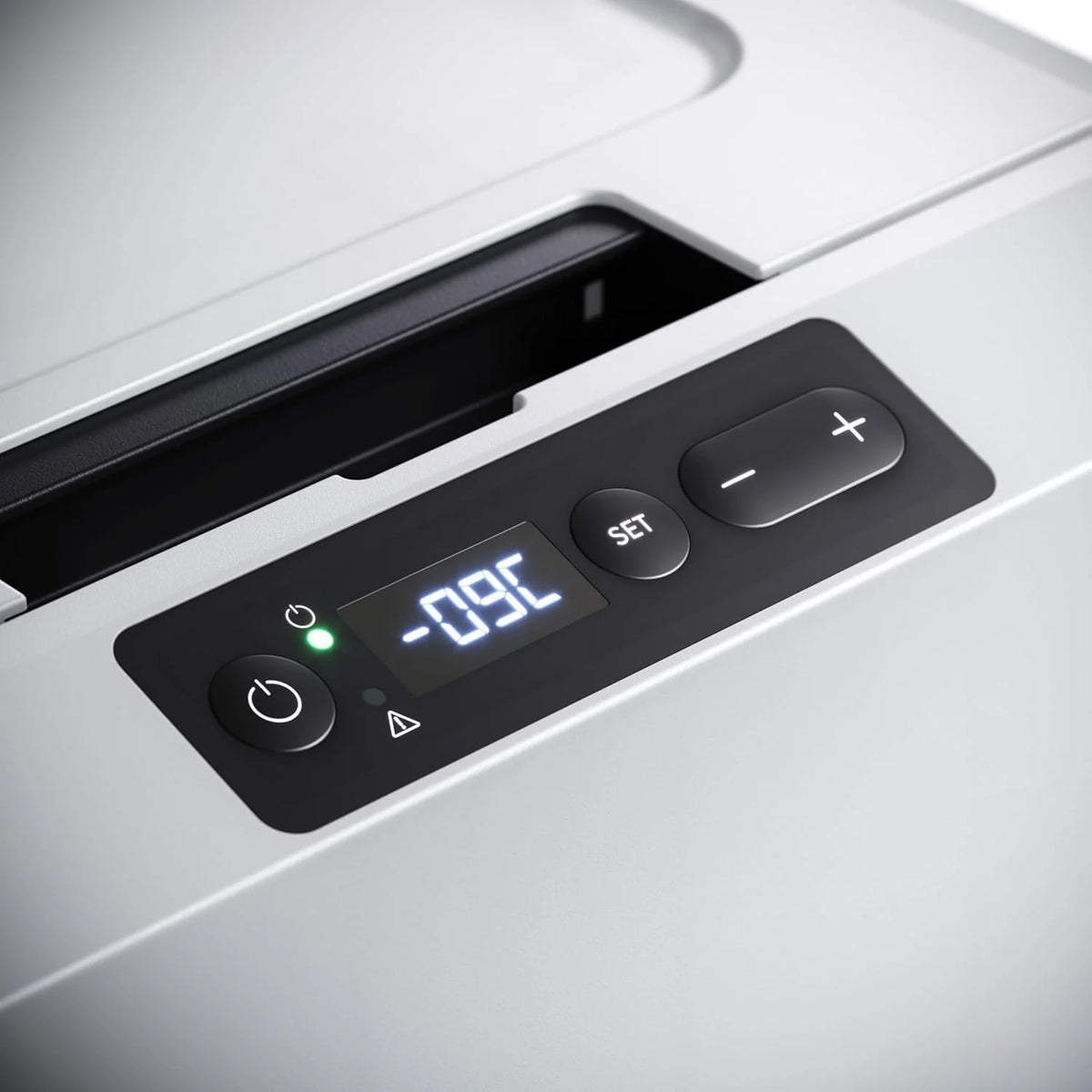 DOMETIC CDF2 36 Lodówka/Zamrażarka kompresorowa, od +10 °C do -15 °C, 31 L – Mini‑lodówka 12/24 V do auta, ciężarówki & łodzi z ochroną akumulatora, szara