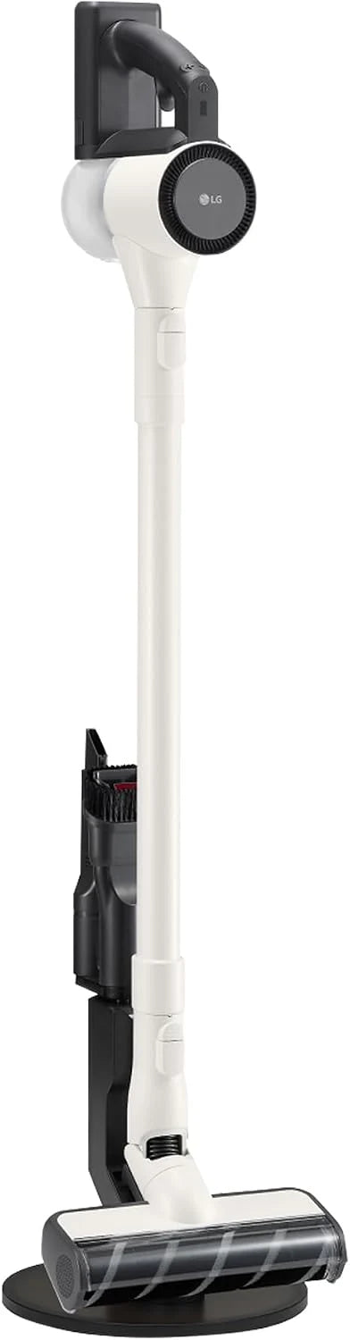 LG A9C-SLIM1C odkurzacz CordZero, odkurzacz z systemem kompresji pyłu, cykloniczny, ssący 150 W, dysza do różnych powierzchni, podstawa parkingowa, 1,9 kg, biały