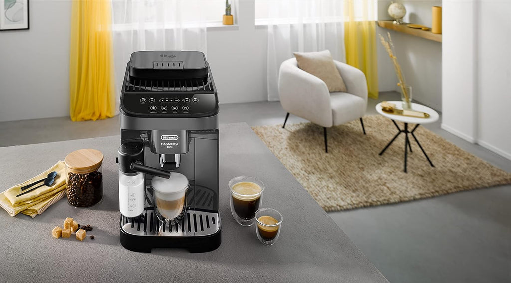 De'Longhi Magnifica Evo Ekspres do Kawy z Młynkiem, Czarny, 1450W 240V