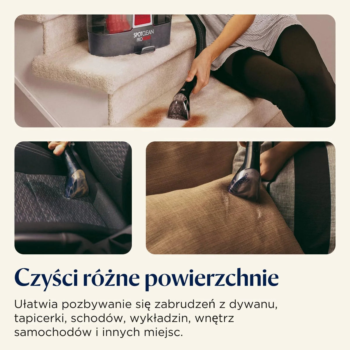 BISSELL SpotClean ProHeat Odkurzacz Piorący do Tapicerki 330W 36988