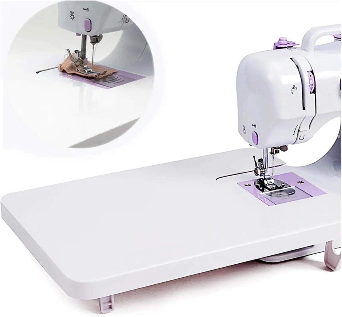 Wielofunkcyjna Elektryczna Maszyna Do Szycia, Biurkowa, Overlock, Ubrania DIY, Grube Szycie, 12 Ściegów, Regulowana Prędkość, Ładowanie USB