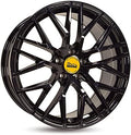 MAM RS4 7.5JX17 5/112 ET35 66.6 Llanta de aluminio pintada en negro