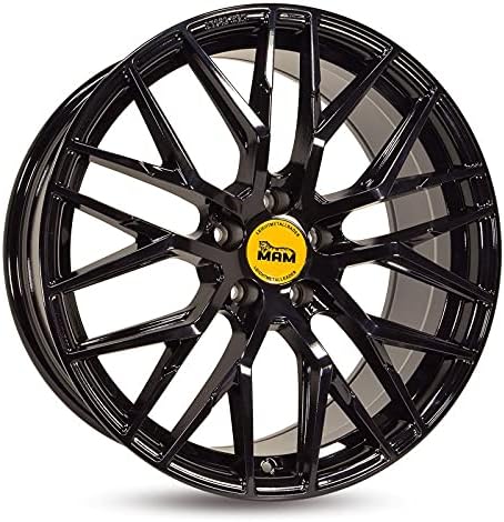 MAM RS4 7.5JX17 5/112 ET35 66.6 Llanta de aluminio pintada en negro