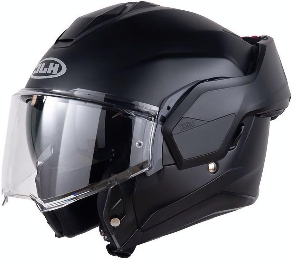 HJC, Casco de moto modular i100 UNI Semi Mate Negro, L