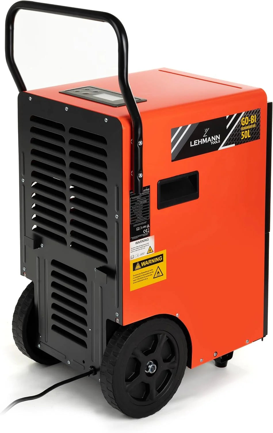 Lehmann LTODH-0950 osuszacz powietrza GO-BI | wydajność osuszania do 50 l/dzień | osuszacz przemysłowy | nadaje się do pomieszczeń i piwnic do 120 m²