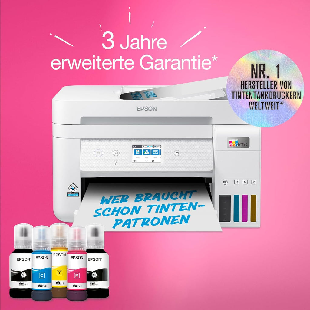 Impresora multifunción de inyección de tinta Epson EcoTank ET-4800 A4 con Wi-Fi, incluye tinta para hasta 3 años