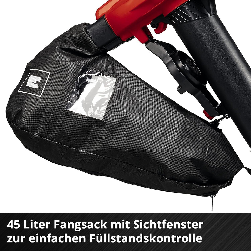Aspirador/soplador de hojas a batería Einhell GE-CL 36/230 Li E-Solo Power X-Change (iones de litio, 18 voltios, función de aspiración/soplado, interruptor turbo, incluye tubo de aspiración + tubo de soplado, sin batería ni cargador)