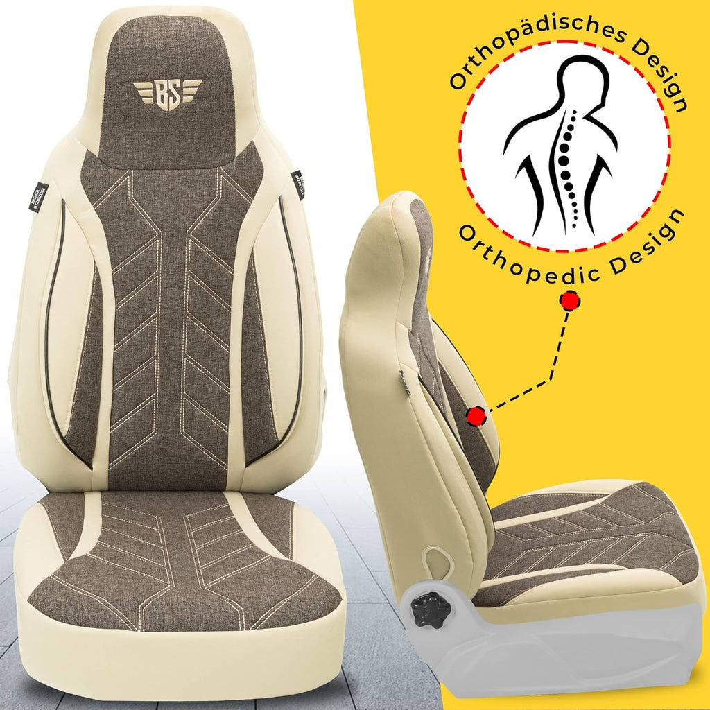 BREMER SITZBEZÜGE Fundas de Asiento para Autocaravana La Marca Ducato Jumper Boxer PLKT211