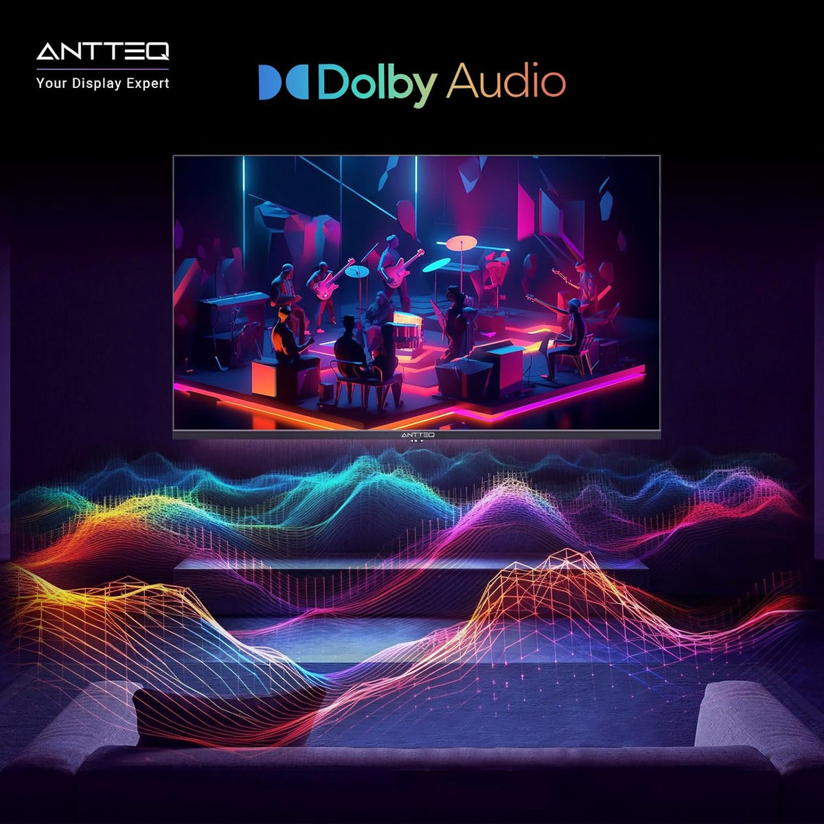 Televisor AV42F3 de 42 pulgadas (106 cm) Full HD Smart TV con triple sintonizador HD (DVB-C/-S2/-T2), App Store, Netflix, Prime Video, Rakuten TV, DAZN, YouTube, y mucho más, WiFi, modo hotel