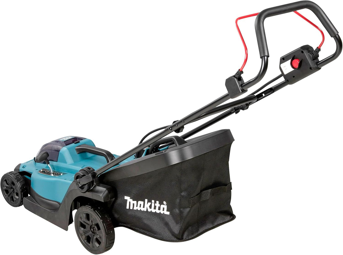 Cortacésped a batería Makita DLM330RM 18V / 4,0 Ah, 1 batería + cargador, azul petróleo
