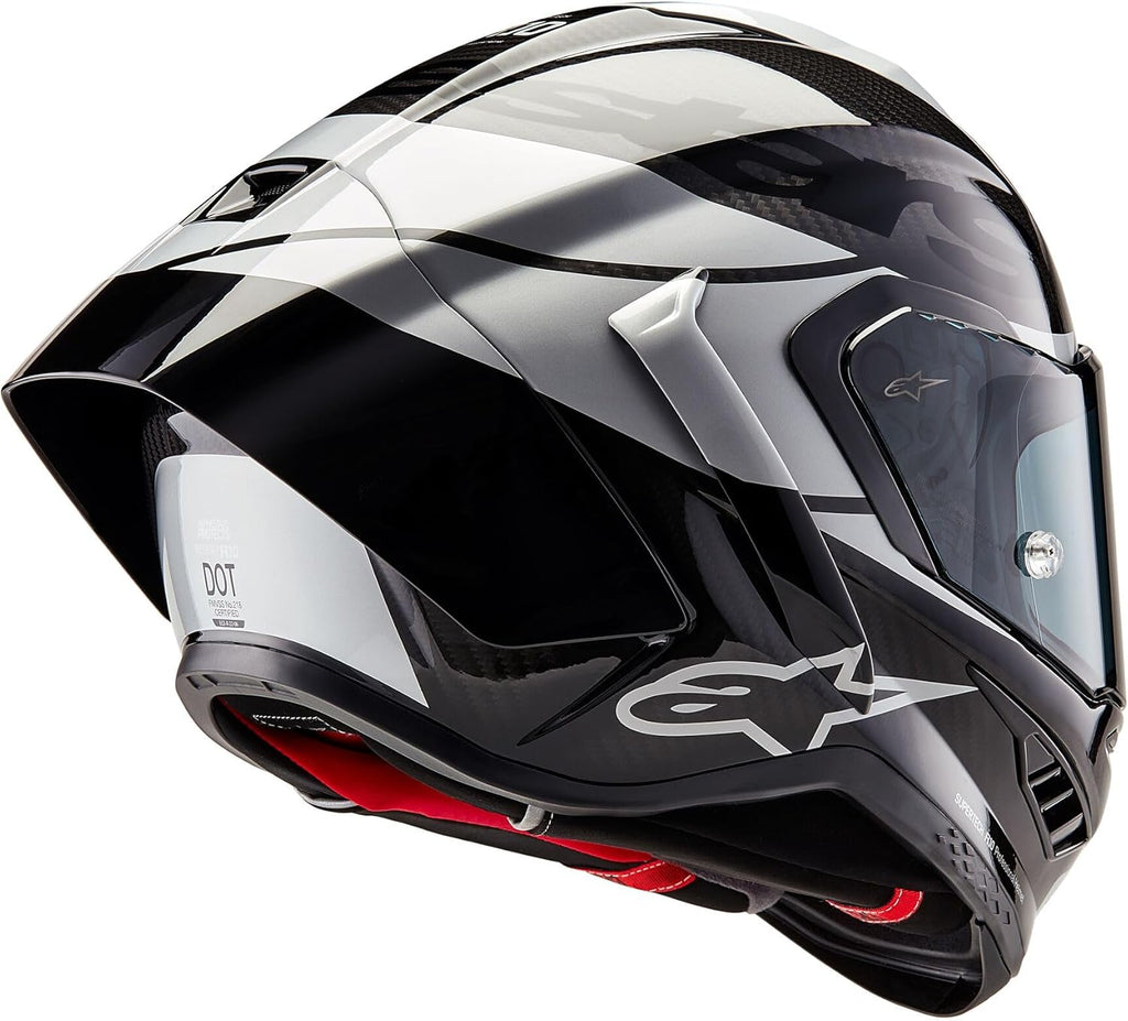 Casco Alpinestars Supertech R10 Element Carbon, negro/plata, S (55/56)