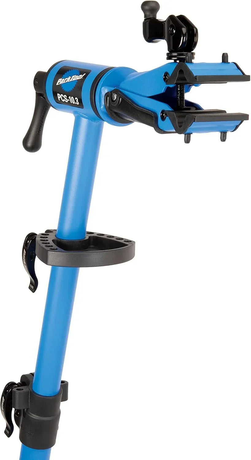 Soporte de reparación de bicicletas PCS-10.3, abrazadera ajustable en altura, soporte de montaje plegable para bicicletas