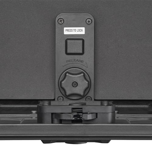 Top Case Générique Alp44B Alpine Black Line Noir avec plaque universelle compatible avec les supports Givi Monolock