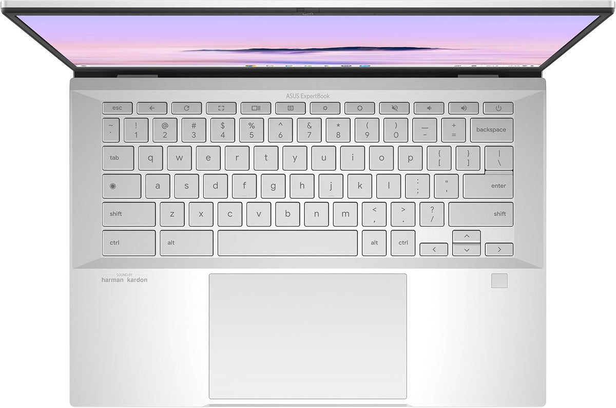 ASUS Chromebook Plus CM3401 con IA de Google - Portátil táctil convertible de 14", pantalla WUXGA (AMD Ryzen 5, 8 GB de RAM, almacenamiento SSD de 256 GB, Chrome OS) - Teclado AZERTY