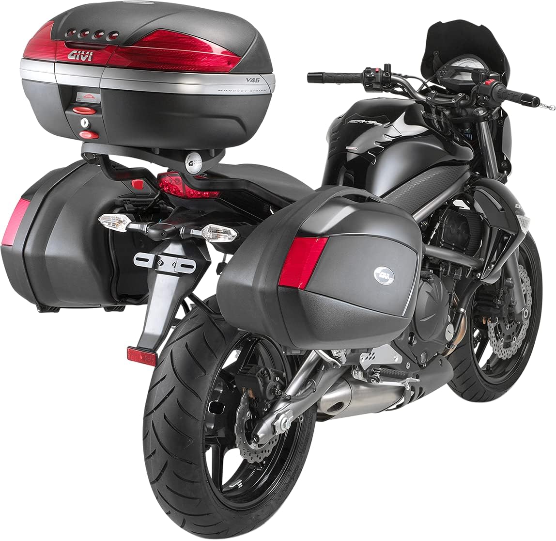 Portaequipajes GIVI Alu para maleta Monokey, para BMW R 1200 GS (13-18), R 1250 GS (19-21)