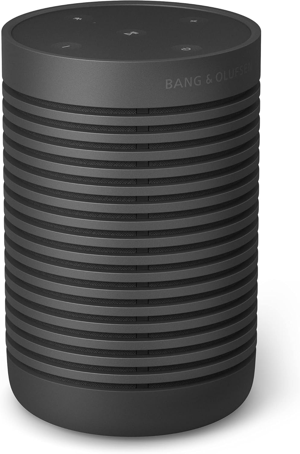Bang & Olufsen Beosound Explore – Altavoz Bluetooth inalámbrico portátil para exteriores, hogar y viajes, 27 horas de autonomía, resistente al agua, sonido 360° + cable de carga USB-C – Negro antracita