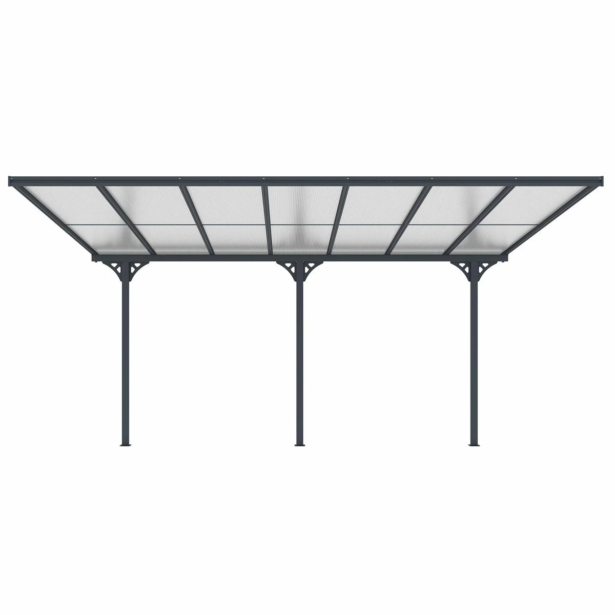 Cubierta para terraza Fornorth 435x300x225-270cm