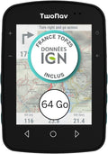 TwoNav Terra (64 GB) + Mapa completo de Francia IGN Top25 instalado, GPS deportivo con pantalla grande de 3,7 pulgadas para montaña, senderismo, BTT, ciclismo