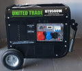 UNITED TRADE Generator wybuchowy / agregat prądotwórczy / generator prądu HP 6,5 rozrusznik elektryczny z kluczem i pilotem zdalnego sterowania - TRIFASE