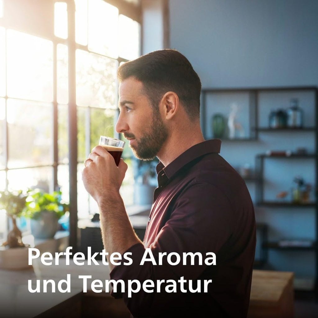 Cafetera superautomática Philips Serie 5500 – Sistema de leche LatteGo, 20 especialidades de café frías y calientes, 40% más silenciosa con SilentBrew, QuickStart, gris (EP5544/50)
