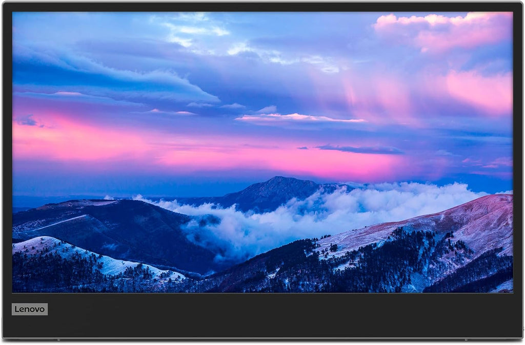 Monitor portátil Lenovo L15 (A21156FX0), pantalla de 15,6" (Full HD, IPS, 60 Hz, 6 ms, 2 entradas USB-C, cable a USB-C, inclinación ajustable) - Gris