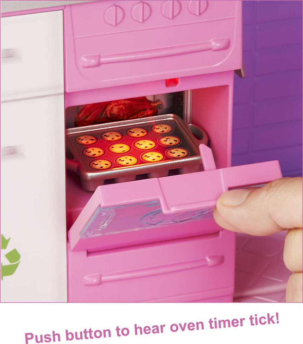 Casa de muñecas Barbie Dreamhouse con más de 70 accesorios, ascensor que funciona, luces y sonidos
