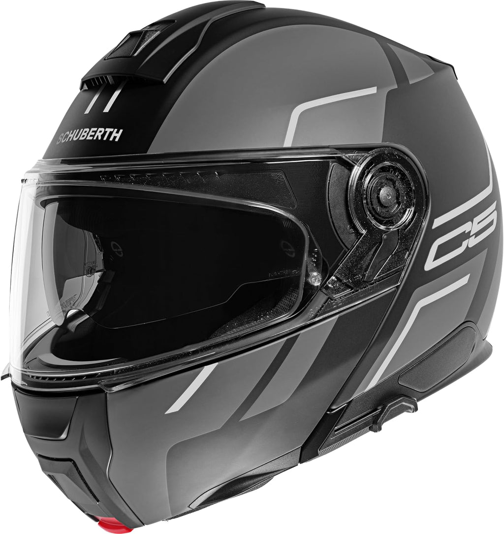 Casco SCHUBERTH C5 Graphic Ece mixto, Master Grey, S 55 UE