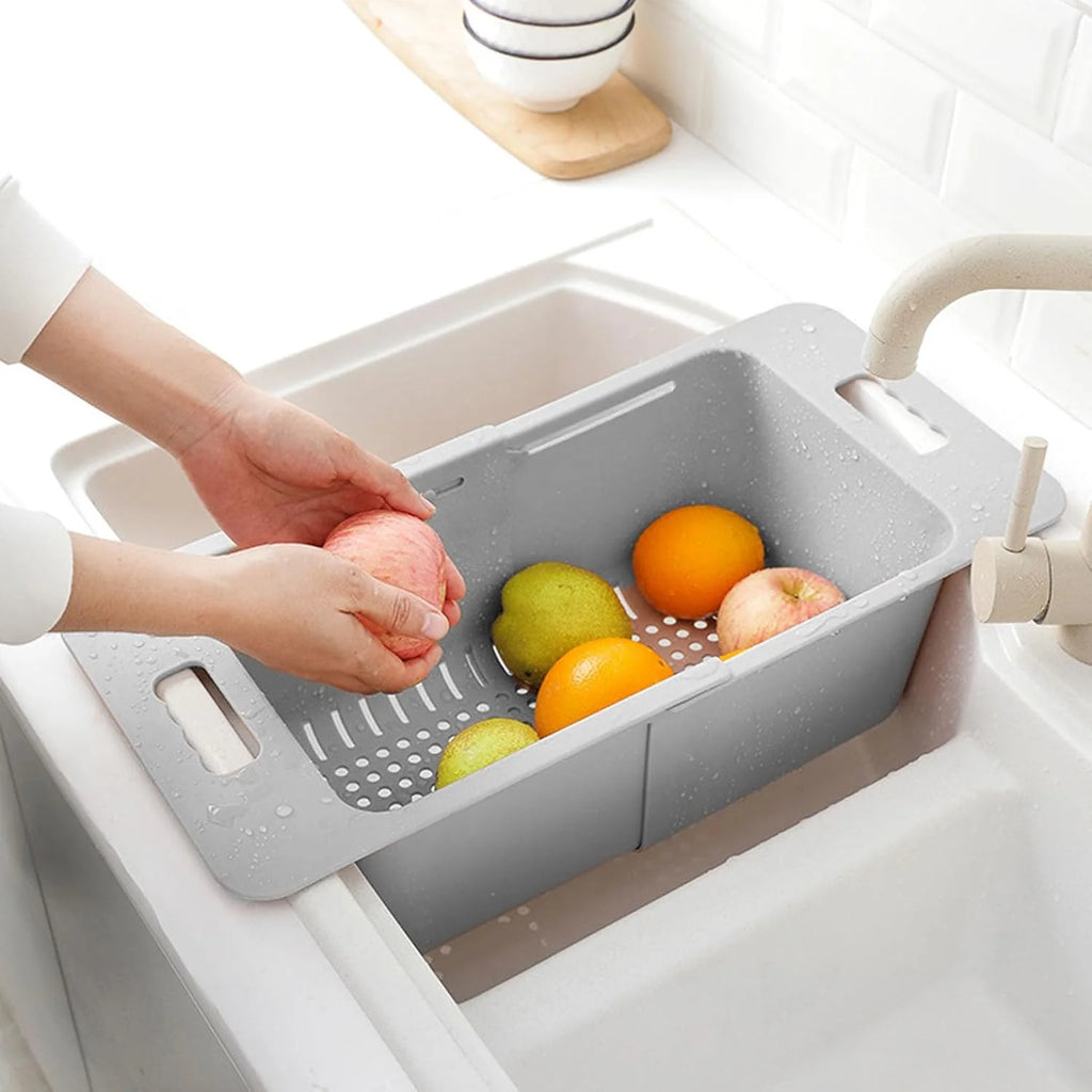 Regulowana zamrażarka nizer 40-52 cm, rozszerzalny kosz do przechowywania, trwały, wielofunkcyjny drenaż, pojemność 15-25 kg, idealny do zamrażarek skrzyniowych, oszczędność miejsca rozwiązanie