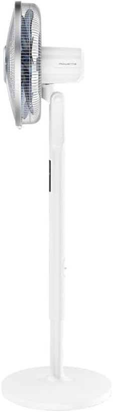 Ventilador de pie Rowenta VU5870 Turbo Silence Extreme+ | Mando a distancia | 5 velocidades | Desconexión automática | Temporizador | Oscilación automática | Altura regulable, blanco